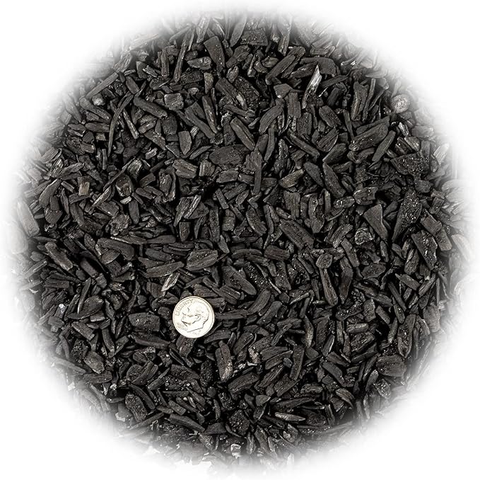Horticultural Charcoal for Indoor Plants [10-Quart Bag] Black Diamond Soil Amendment for Orchids, Terrariums, and Gardening