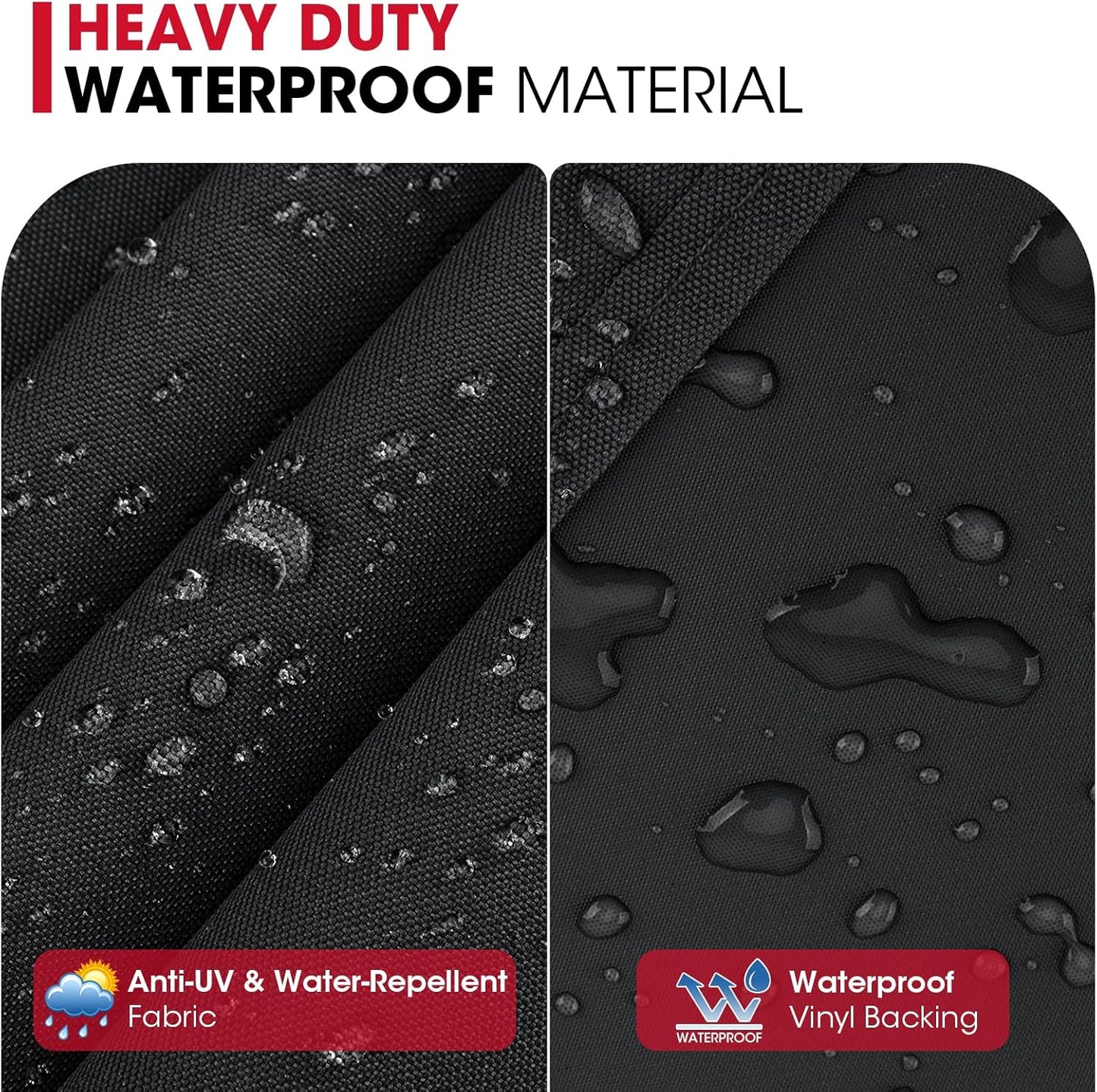 Unicook Grill Cover Compatible with Weber Genesis 400 Series, Heavy Duty Waterproof Outdoor BBQ Cover, Fade Resistant Barbecue Protector, Compared to Weber 7758, Fits Grills up to 69 Inches Wide
