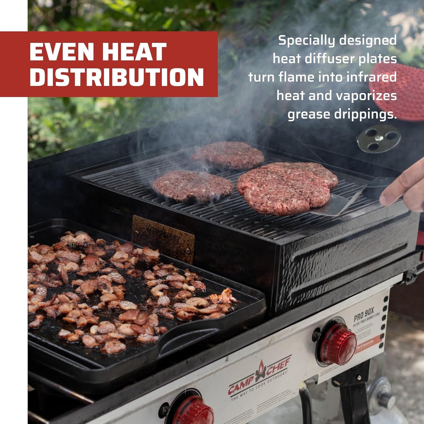 Camp Chef BB100L Barbecue Box with Lid Fits 14" Blue Flame Cooking Systems