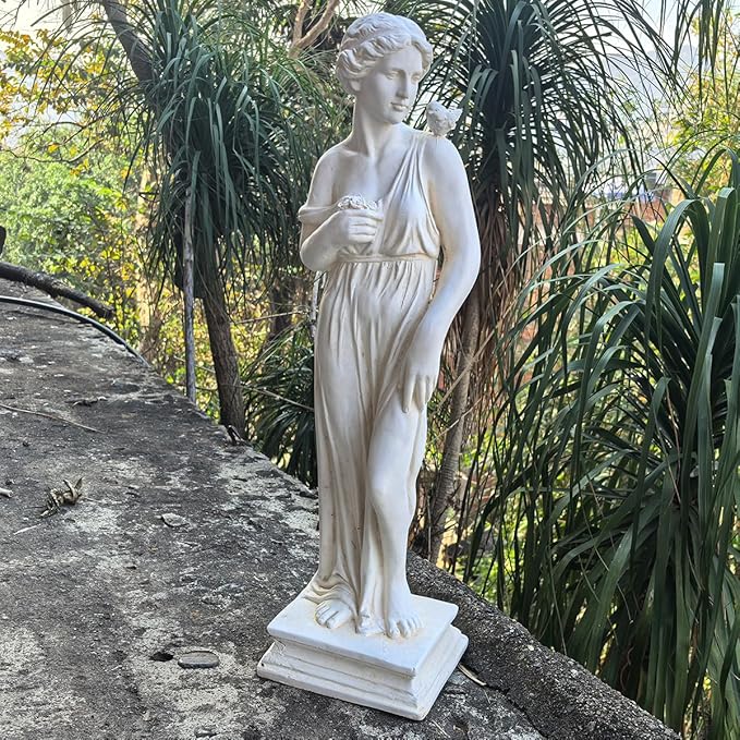 Outdoor Statue, Nymph Sculpture Goddess of Greek Mythology Roman Style for Garden Patio Yard Lawn Porch Decor (Nymph)