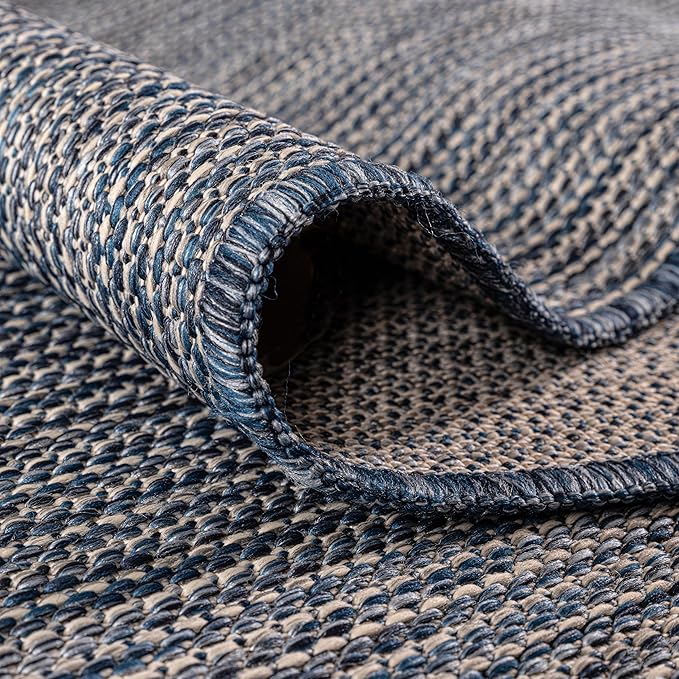 Keen Home Design Terrace Outdoor Area Rug - 9x12 Washable Indoor/Outdoor Rug for Patio, Kitchen, Balcony, Beach, Garden, Deck and Porch, Size: 8'10"x12'