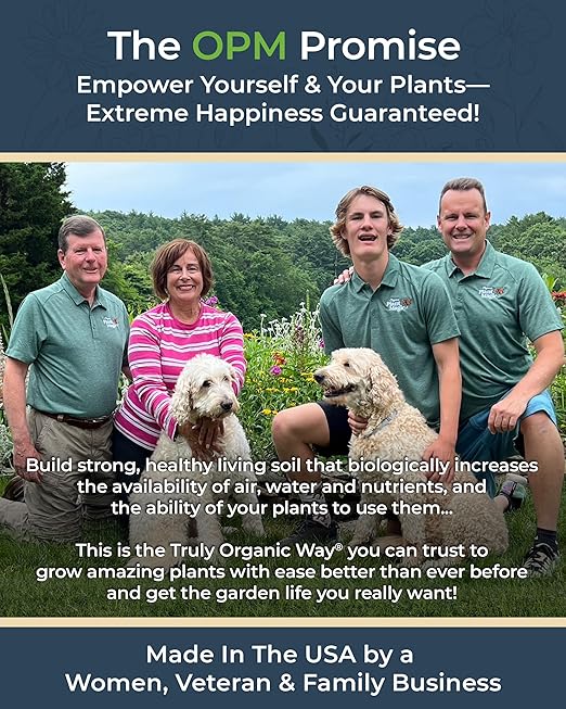 Organic Plant Magic - Truly Organic™ Easy to Use Soluble Plant Food Shaker: All-Purpose Fertilizer Concentrate for All Flower Vegetable Herb Fruit Tree Indoor Garden & House Plants [One 3 oz Shaker]