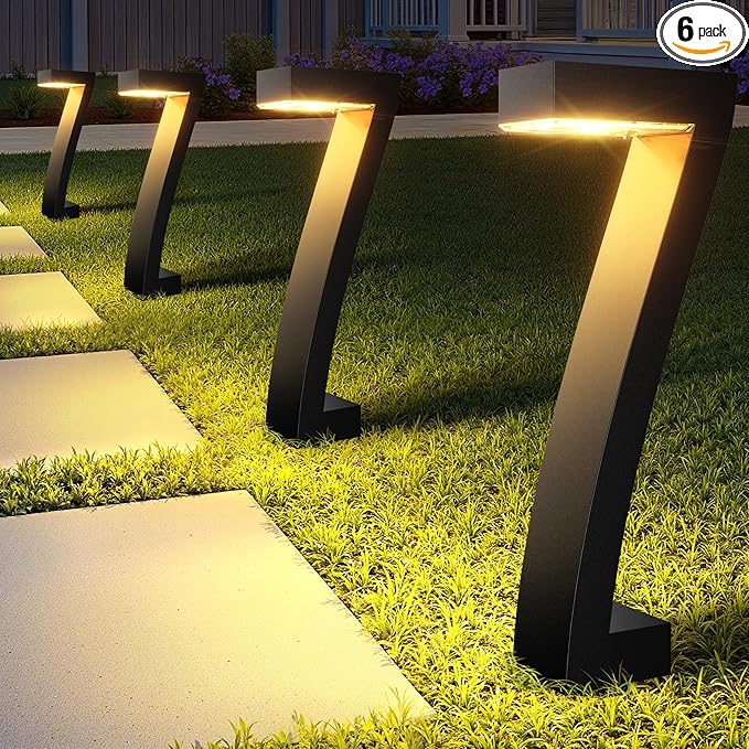 WdtPro Solar Lights Outdoor Pathway Lights