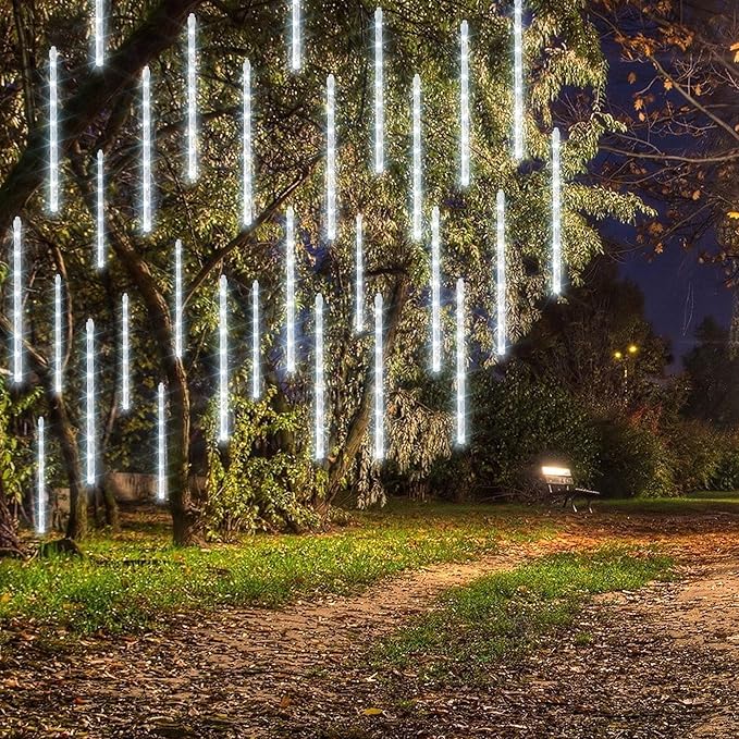 Dazzle Bright Meteor Shower Rain Lights (288 LED, White)