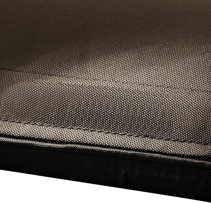 Classic Accessories Ravenna Water-Resistant 19 x 19 x 3 Inch Patio Seat Cushion, Dark Taupe, Chair Seat Cushion